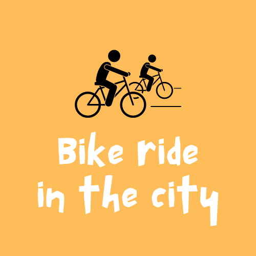 bike ride in the city